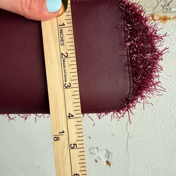 Kate Spade Bucket Bag Natalia Tinsel Cherry Wood Purse NWT Crossbody Party - Picture 12 of 12